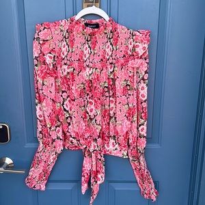 Bardot for Revolve Remi Floral Blouse Size 8 / Medium